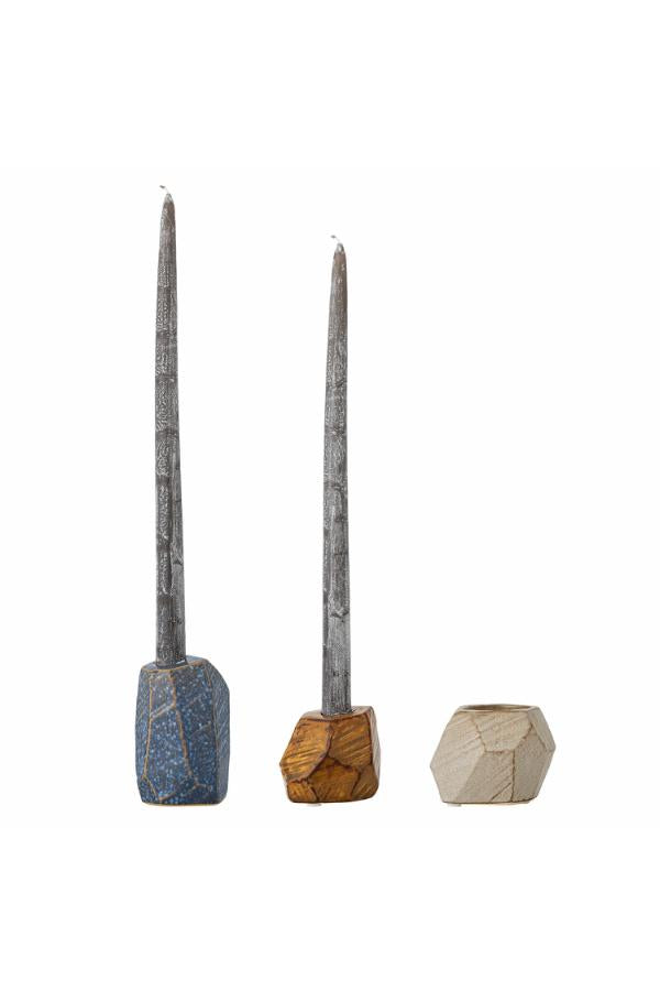 Bloomingville Kimber Votive & Candle Holder, Multi, Stoneware