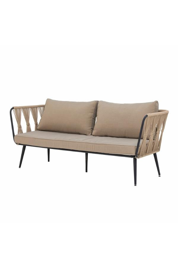 Bloomingville Pavone Sofa, Brown, Metal