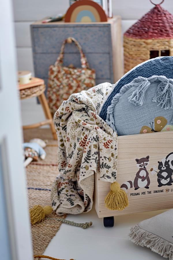 Bloomingville Mini Filipa Throw, Multi, Recycled Cotton