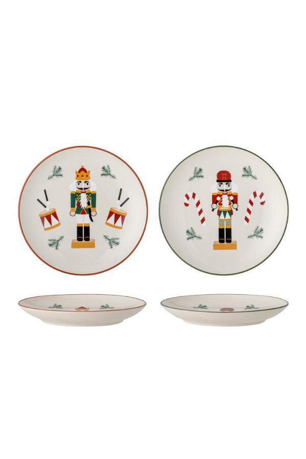 Bloomingville Jolly Plate, Multi, Stoneware