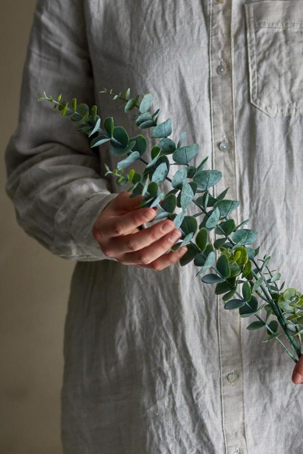 Bloomingville Eucalyptus Stem, Green, Artificial Flowers