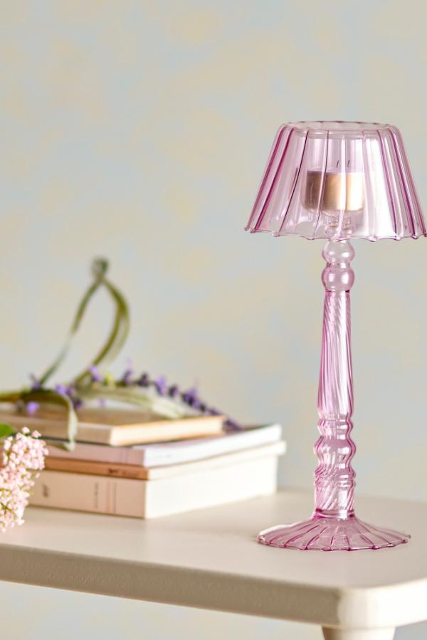 Bloomingville Cisco Votive, Rose, Glass