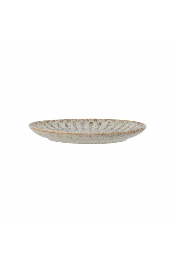 Creative Collection Fleur Plate, Nature, Stoneware
