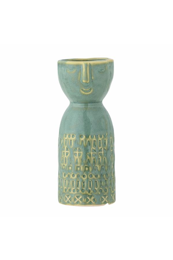 Bloomingville Embla Vase, Green, Stoneware