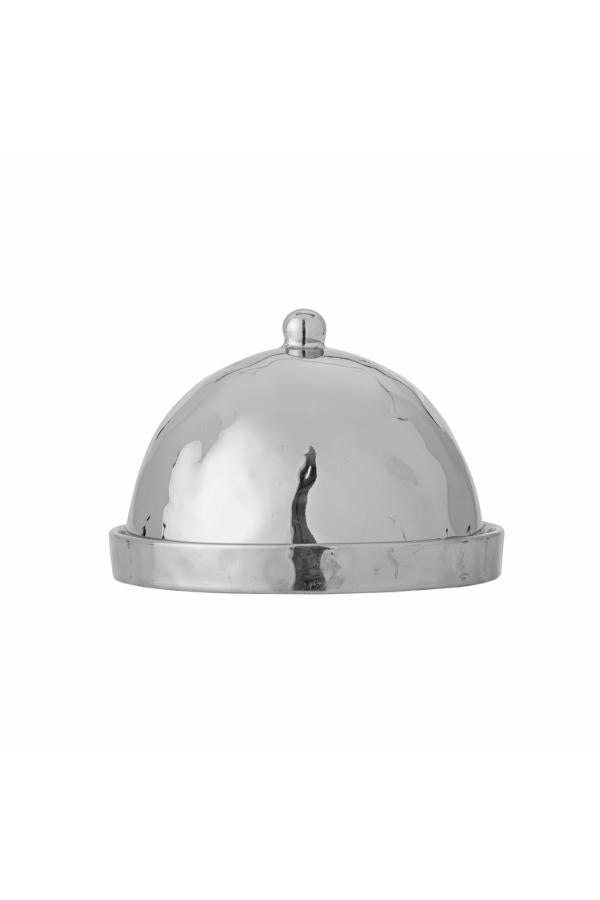 Bloomingville Shine Butter Box, Silver, Stoneware