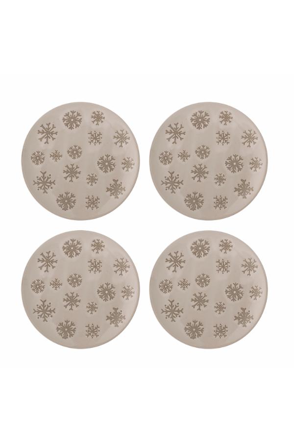 Bloomingville Snowie Plate, Nature, Stoneware