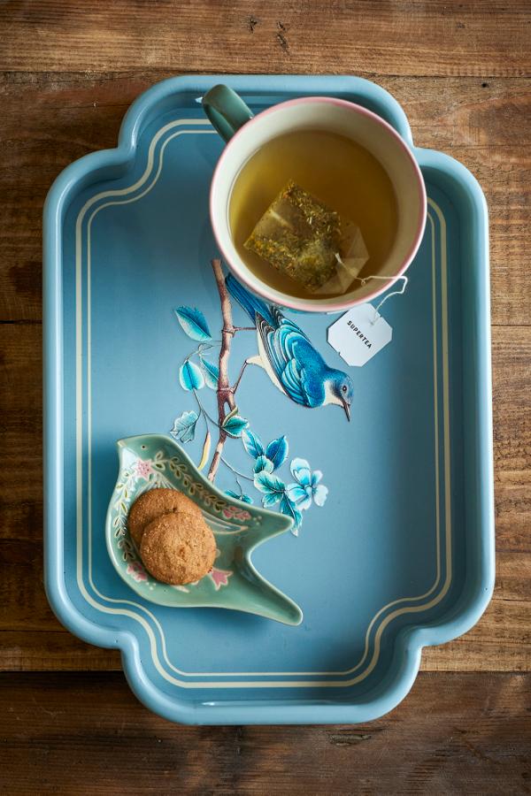 Creative Collection Rosalynde Serving Plate, Green, Stoneware