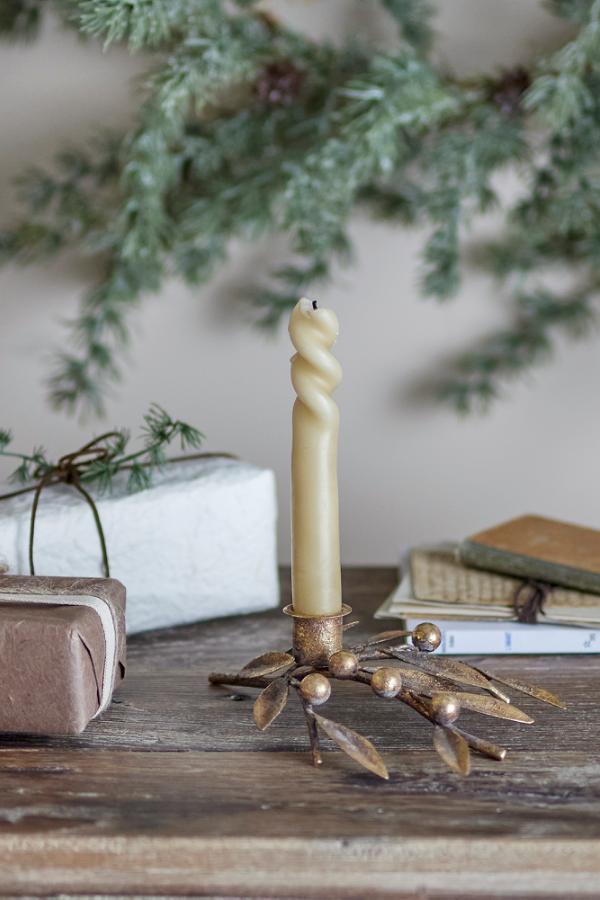 Bloomingville Mirabel Candle Holder, Gold, Metal