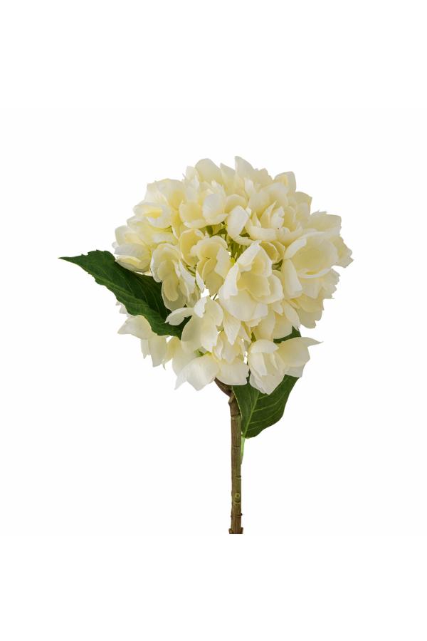 Bloomingville Hydrangea Stem, White, Artificial Flowers