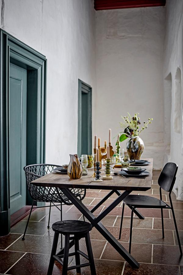 Bloomingville Monza Dining Chair, Black, Plywood