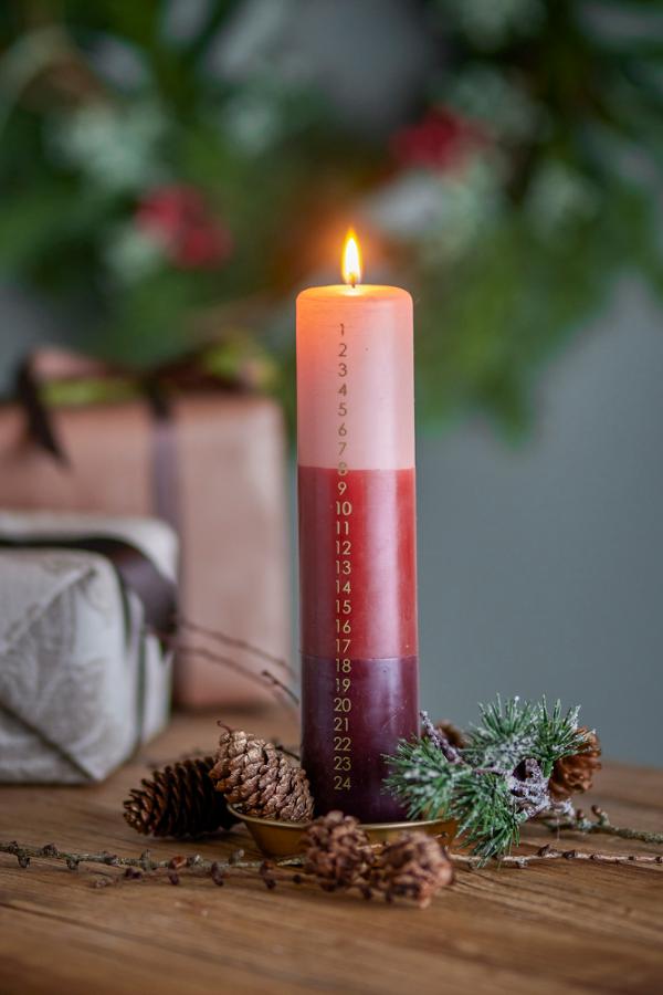 Bloomingville Dip Dye Candle, Multi, Paraffin
