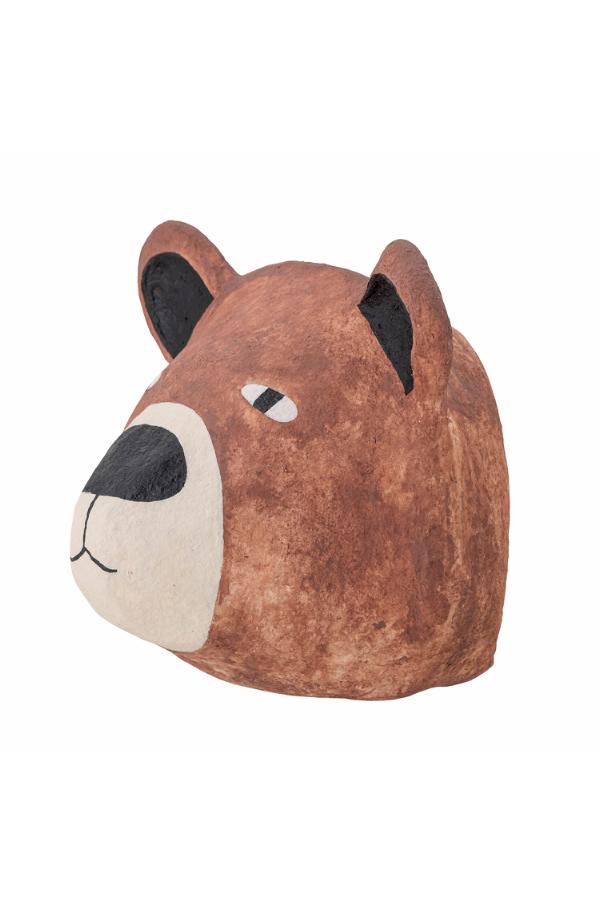 Bloomingville Mini Teda Wall Decor, Brown, Paper Mache