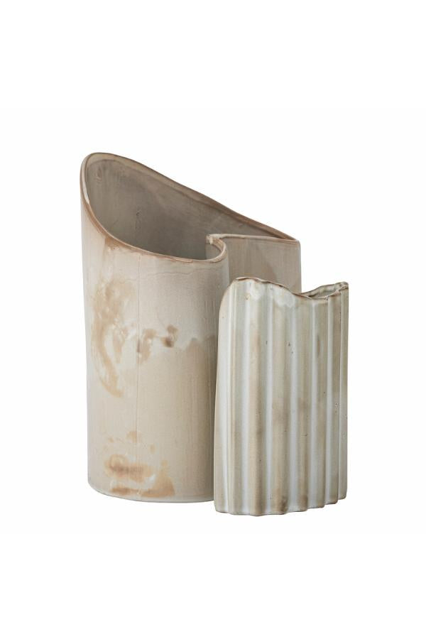 Bloomingville Henaj Vase, Brown, Stoneware