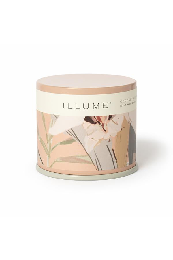 Illume Coconut Milk Mango Vanity Tin Candle, Rose,