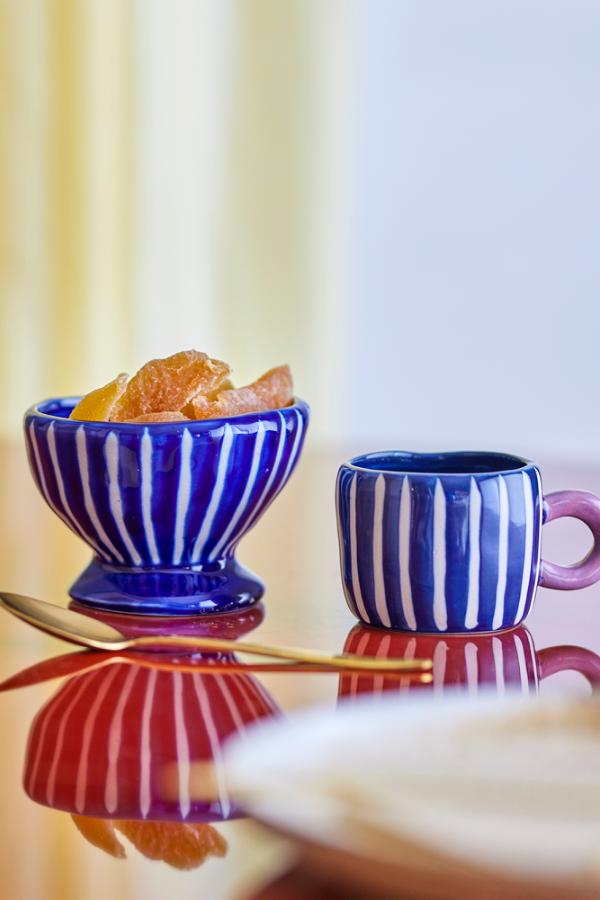 Bloomingville Nini Bowl, Blue, Stoneware