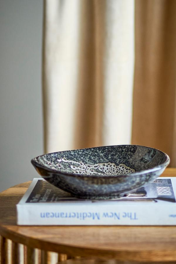 Creative Collection Sway Bowl, Grey, Stoneware