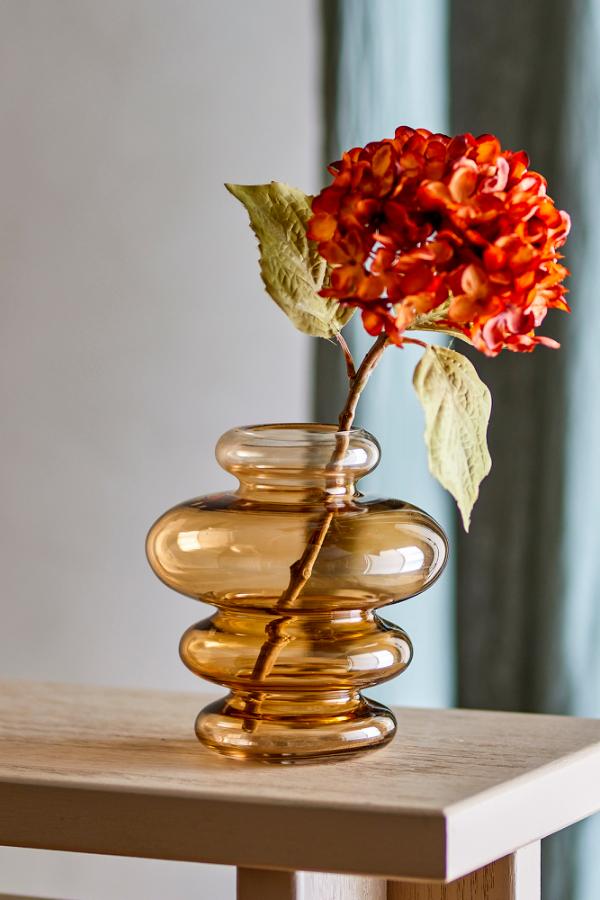Bloomingville Kayn Vase, Yellow, Glass