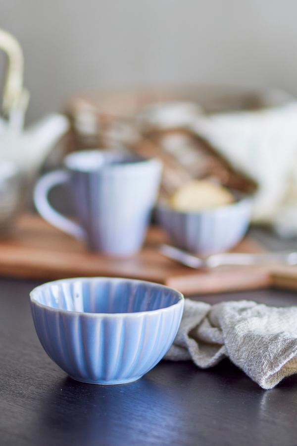 Bloomingville Latina Bowl, Blue, Stoneware