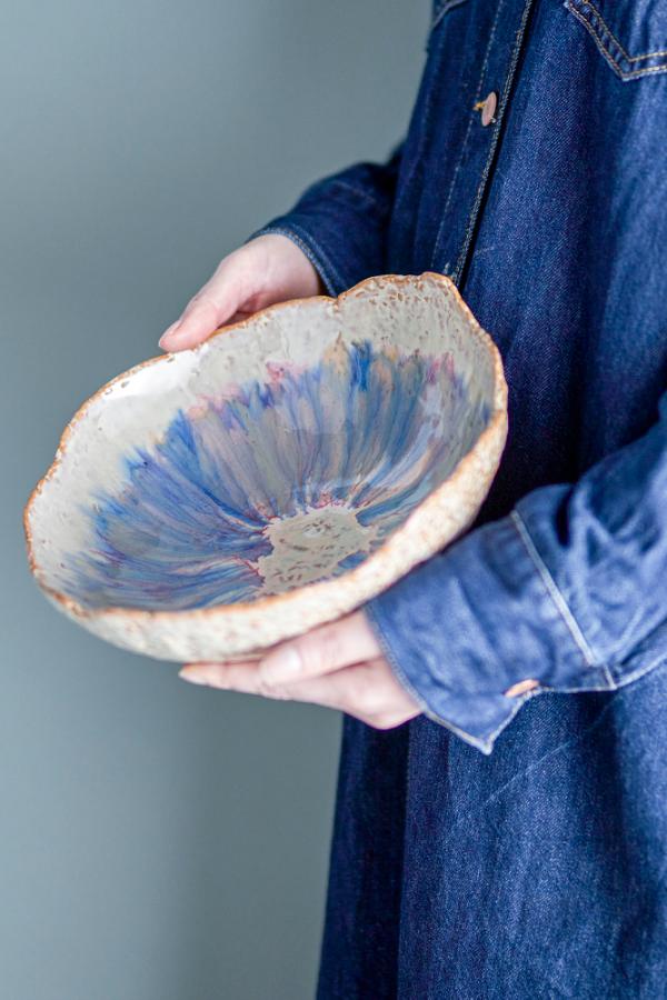 Bloomingville Amalia Bowl, Blue, Stoneware
