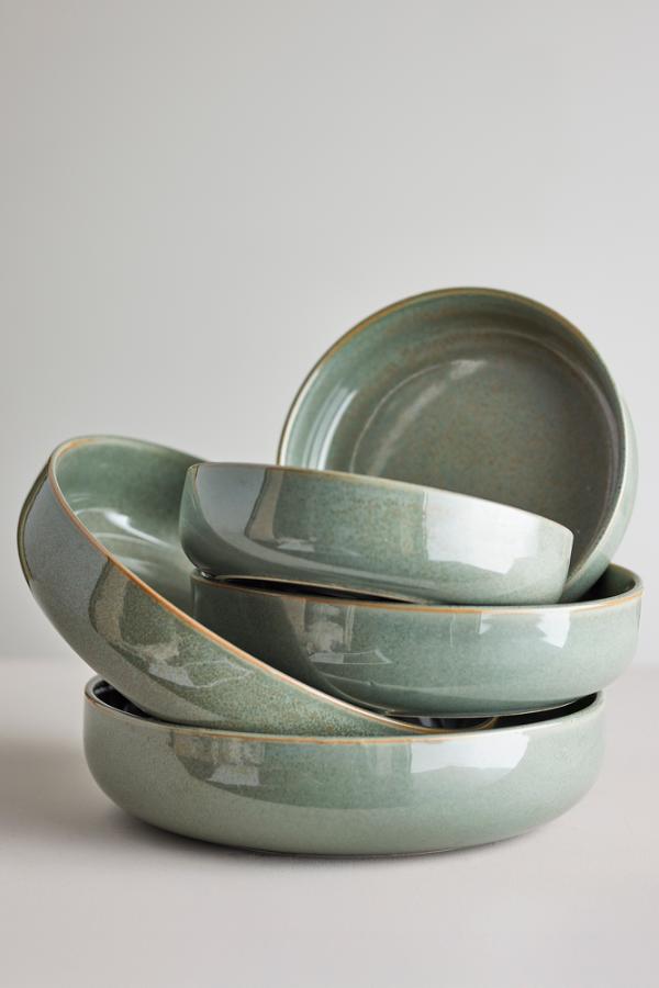 Bloomingville Pixie Bowl, Green, Stoneware