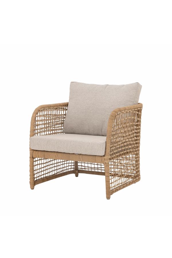 Bloomingville Penzano Lounge Chair, Nature, Polyrattan