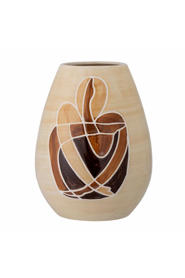 Bloomingville Jona Vase, Brown, Stoneware