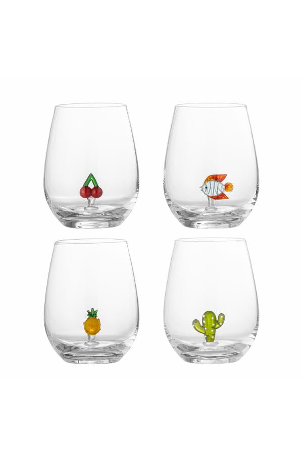 Bloomingville Misa Drinking Glass, Multipack, Clear, Glass