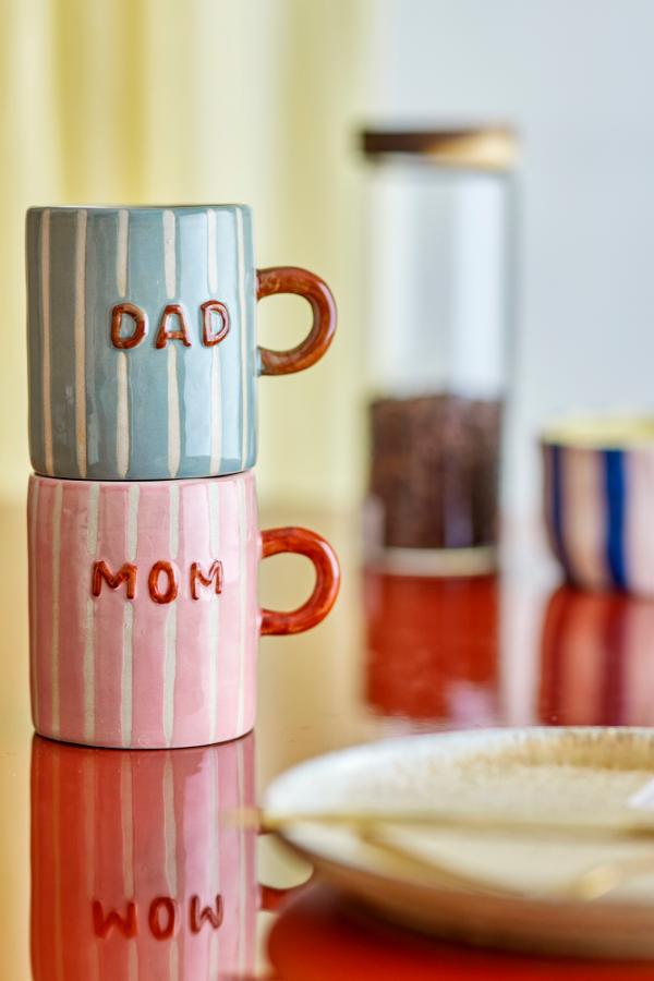 Bloomingville Cherish Mug, Rose, Stoneware