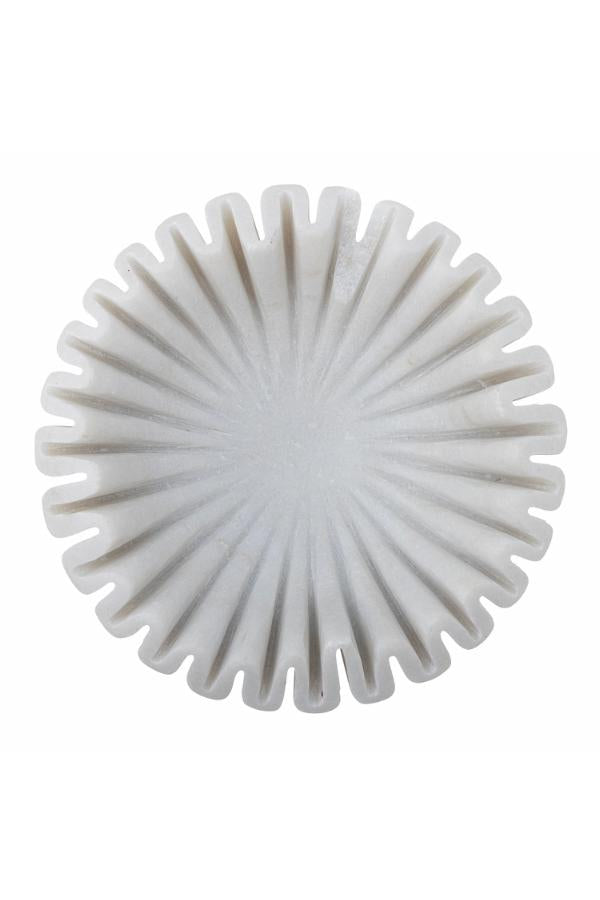 Bloomingville Harmonia Bowl, White, Marble