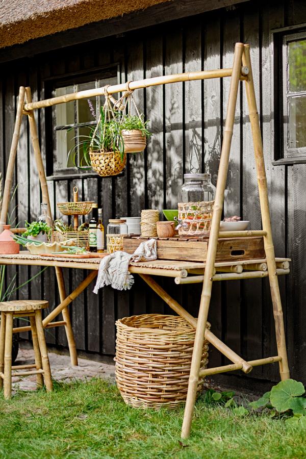 Bloomingville Malo Dining Table, Nature, Bamboo