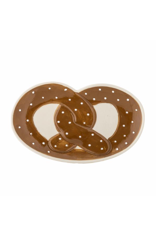 Bloomingville Treats Serving Plate, Brown, Stoneware