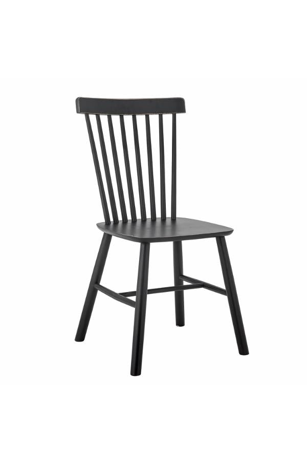 Creative Collection Mill Dining Chair, Black, Pine