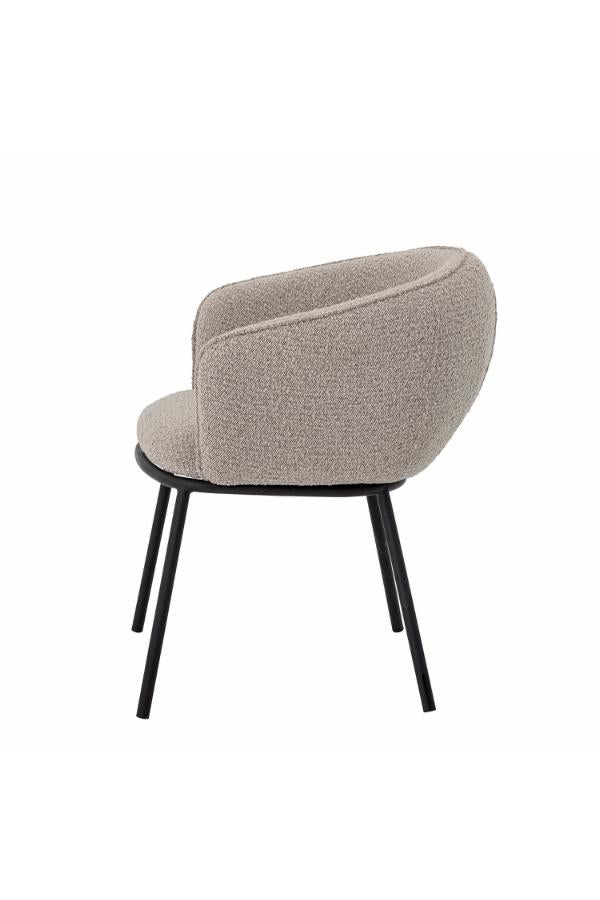 Bloomingville Cortone Dining Chair, Grey, Polyester