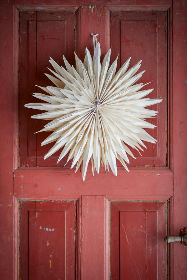 Bloomingville Elijas Star w/Light, White, FSC®Mix, Paper