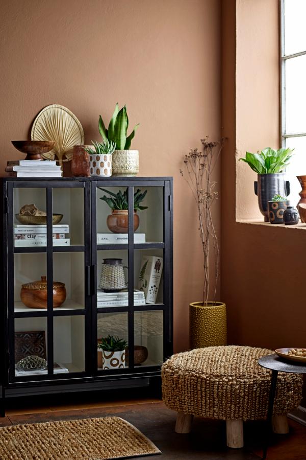 Bloomingville Avo Deco Flowerpot, White, Terracotta