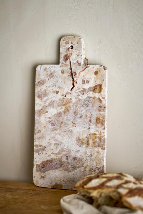 Bloomingville Nukaka Cutting Board, Brown, Marble