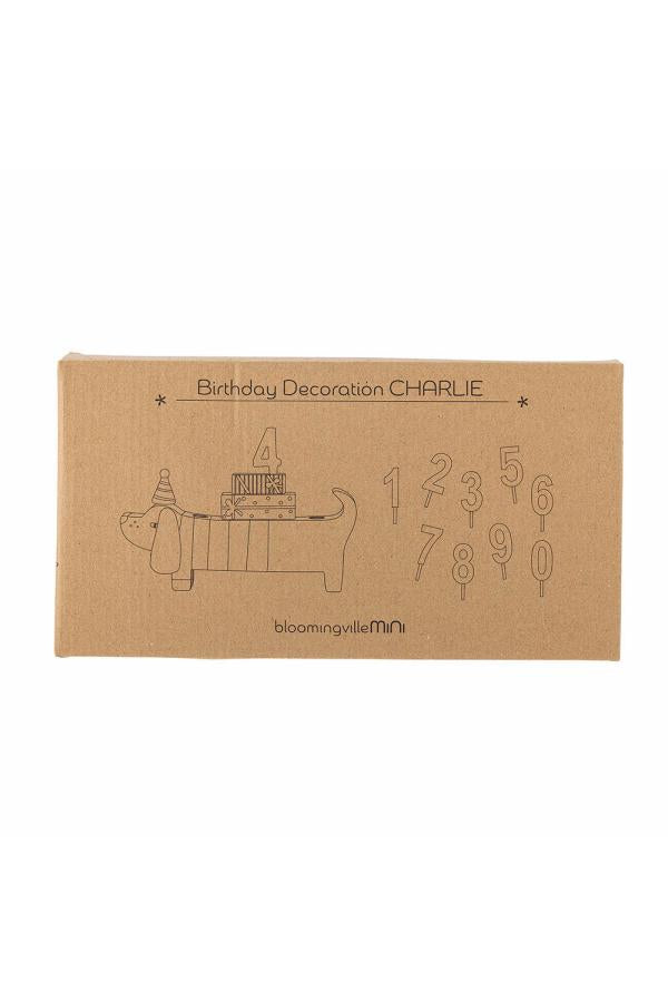 Bloomingville Mini Charlie Birthday Decoration, Multi, FSC®100%, MDF