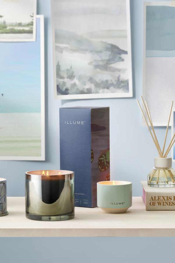 Illume Hidden Lake Scent Diffuser, Blue,