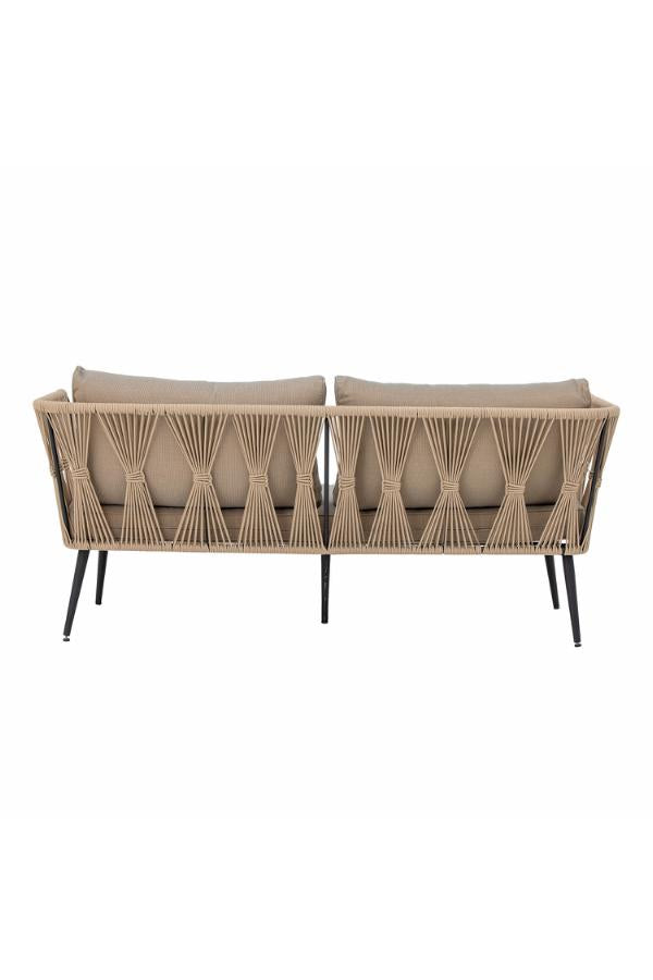 Bloomingville Pavone Sofa, Brown, Metal