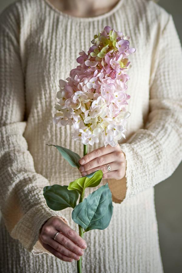 Bloomingville Hydrangea Stem, Rose, Artificial Flowers