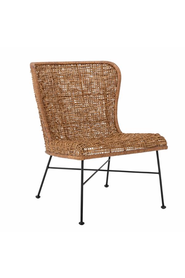 Bloomingville Somme Lounge Chair, Nature, Rattan
