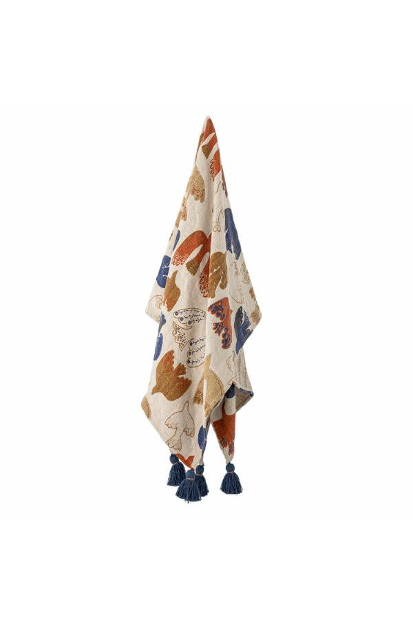 Bloomingville Anniversary Throw, Multi, Recycled Cotton