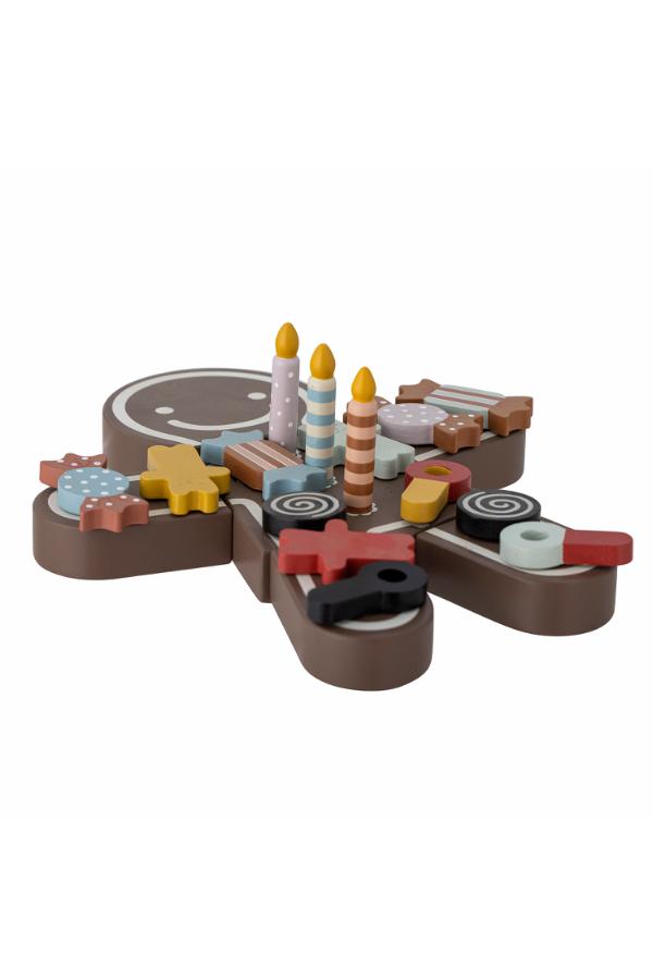 Bloomingville Mini Tala Play Set, Food, Brown, MDF