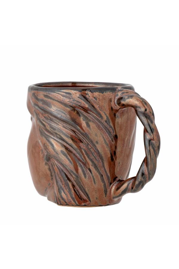 Bloomingville Reeha Mug, Brown, Stoneware