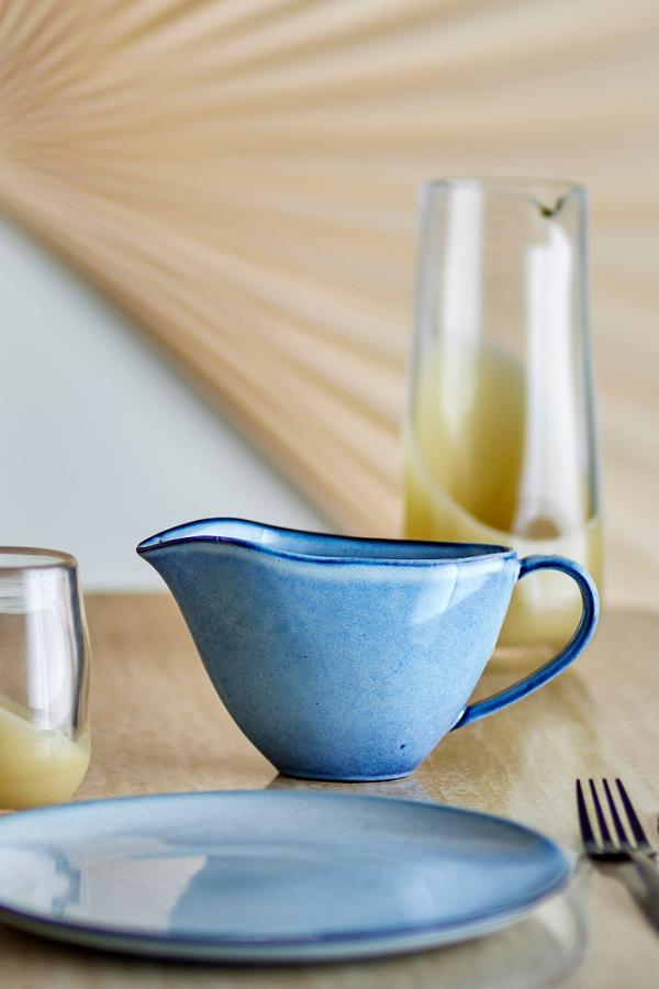 Bloomingville Sandrine Gravy Boat, Blue, Stoneware