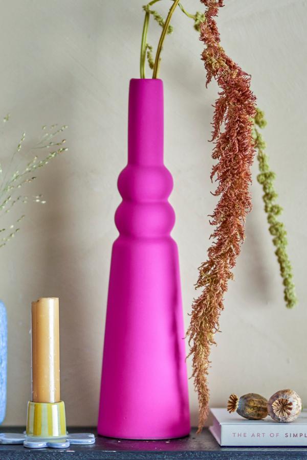 Bloomingville Isolde Vase, Pink, Stoneware