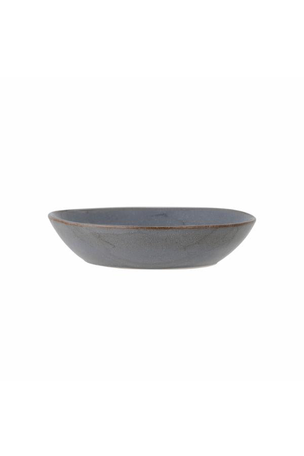 Bloomingville Sandrine Plate Deep, Grey, Stoneware