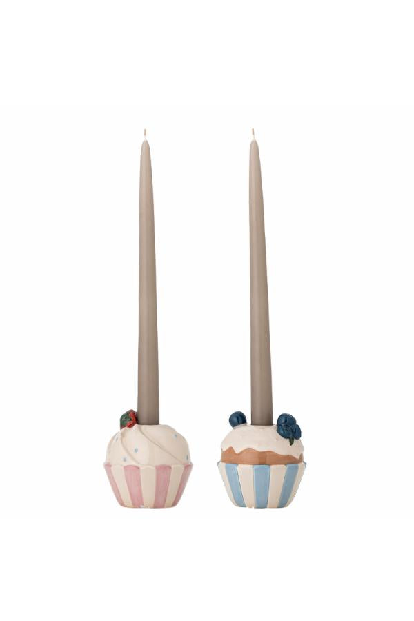 Bloomingville Chip Candle Holder, Multi, Stoneware