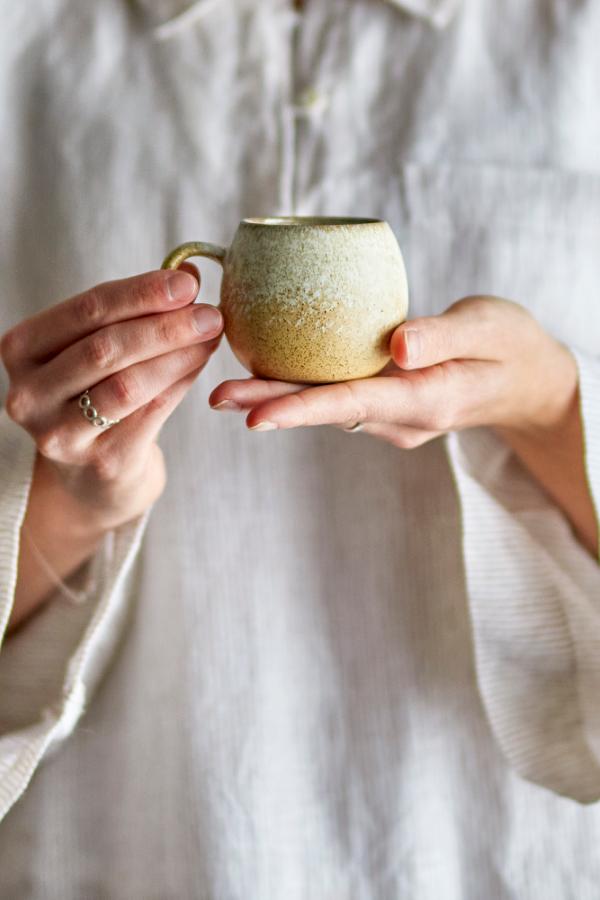 Bloomingville Paula Espresso Cup, Nature, Stoneware