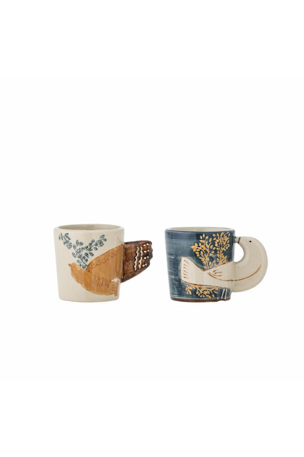Bloomingville Hezha Espresso Cup, Blue, Stoneware